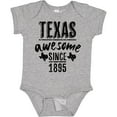 thumbnail image 3 of Inktastic Texas Awesome Since 1895 Boys or Girls Baby Bodysuit, 3 of 5