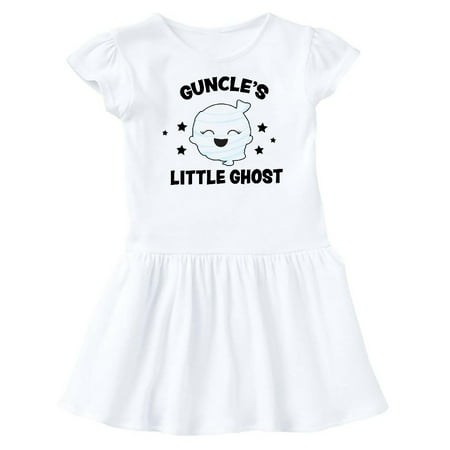

Inktastic Cute Guncle s Little Ghost with Stars Gift Baby Girl Dress