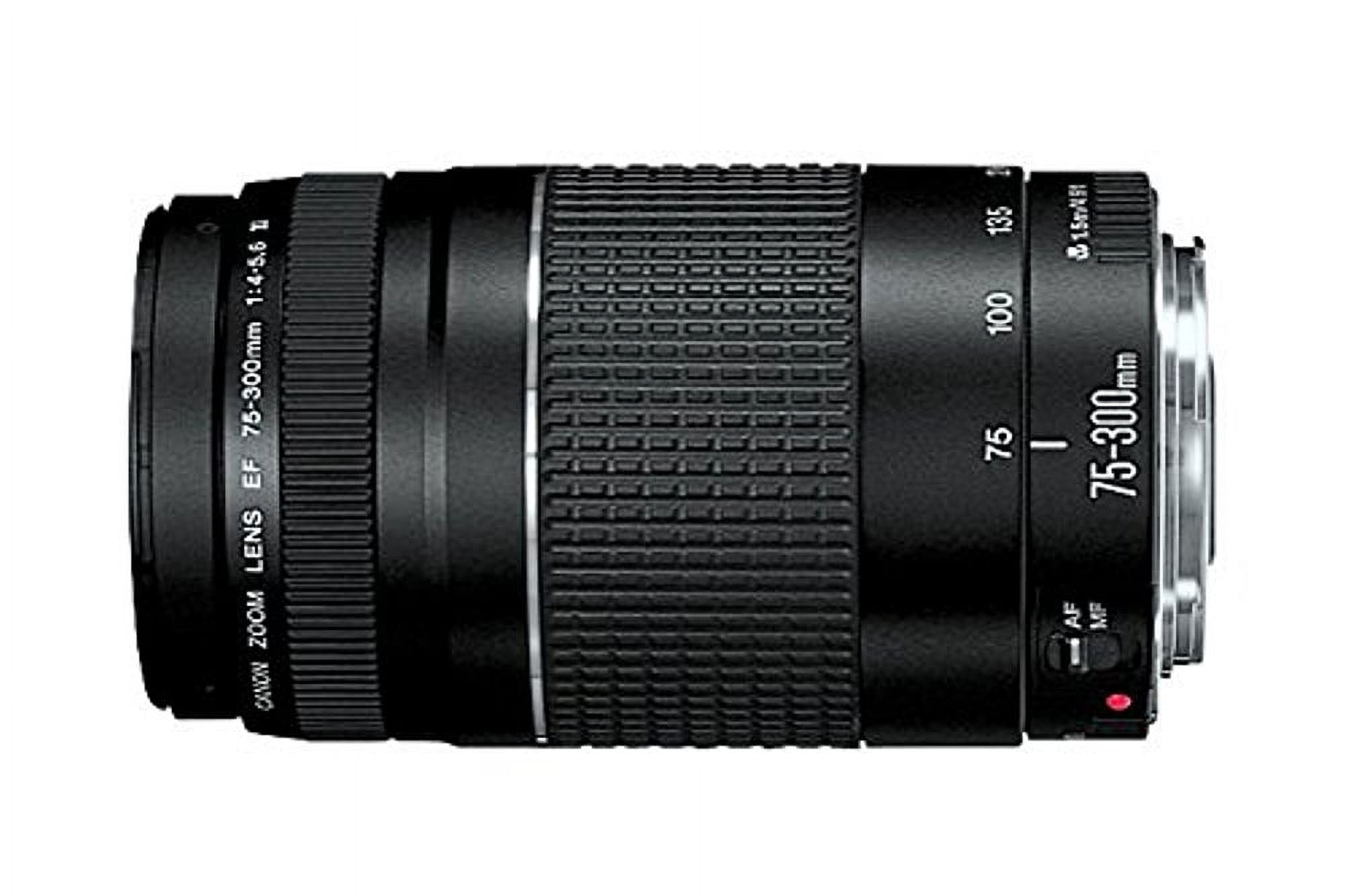 Canon EOS Rebel T5 Digital SLR Camera with EF-S 18-55mm IS II + EF 75-300mm f/4-5.6 III Bundle - image 3 of 4