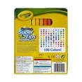 thumbnail image 3 of Crayola Super Tips Marqueurs Lavables 100/Pkg-Couleurs Assorties - 58-5100, 3 of 5