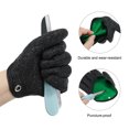 thumbnail image 4 of Uxcell Fishing Gloves for Man Fisherman Professional Non-Slip Puncture Resistant Gloves, Black(Left), 4 of 5