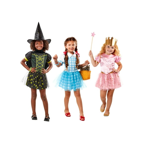 Wizard of Oz Dress Up Trunk Set for 3 Kids by Rubies, Small