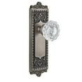 thumbnail image 2 of Grandeur Winver_Psg_234 Windsor Solid Brass Rose Passage Door Knob Set - Brass, 2 of 7