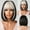 W05-12inch, variant on Burgundy Short Bob Wigs For Women Wine Red Wigs with Bangs Synthetic Hair Cosplay Wig