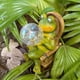 thumbnail image 4 of Toystoory Adorno solar de resina con forma de rana y flor, impermeable, para jardín al aire libre Jardín y Patio tipo+1, 4 of 6