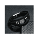 thumbnail image 4 of Pulsera Cuero Vikinga Vegvisir Valknut Hombre Mujer Layers Xtellar Color Negro, 4 of 4