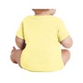 thumbnail image 2 of Infant Short Sleeve Cotton/Polyester Baby Rib Bodysuit Banana 24M, 2 of 5