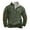 Mens Hoodies & Sweatshirts Army Green, variant on Mens Big and Tall S-5XL Sweatshirts with Zipper and Pocket Plus Size Casual Pullover Fleece Stand Collar Texture Warm Long Sleeve Sweatshirt