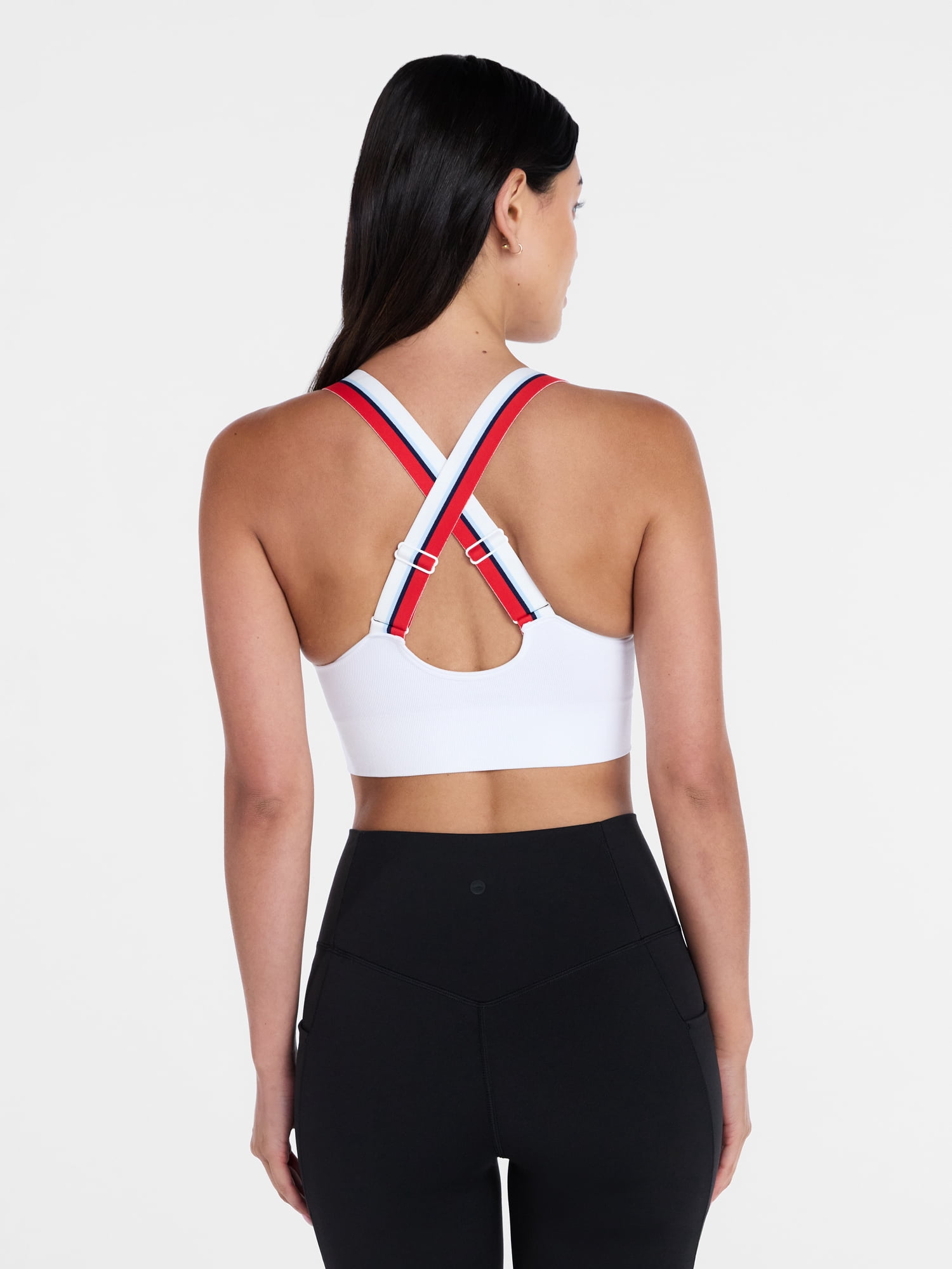 Penn Women's Seamless Adjustable Zip Front Sports Bra, Sizes S-XL