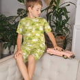 thumbnail image 4 of Balery Easter Bunny Conjunto de Pijama Infantil de Manga Corta con Estampado – Ropa de Dormir de Algodón Suave-XX-Large, 4 of 6