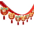 thumbnail image 2 of GUOOL Chinese Dragon Year New Year Felt Garland 9.8ft with 12 Pendant Tassel Reusable Ceiling Room Decoration for Bedroom Versatile, 2 of 9