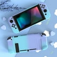 thumbnail image 3 of XIHAMA PlayVital Back Cover for Nintendo Switch Console, Handheld Controller Separable Protector Hard Shell for NS Joycon, Customized Dockable Protective Case for Nintendo Switch, 3 of 9