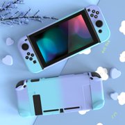XIHAMA PlayVital Back Cover for Nintendo Switch Console, Handheld Controller Separable Protector Hard Shell for NS Joycon, Customized Dockable Protective Case for Nintendo Switch