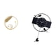 thumbnail image 5 of Figura decorativa de metal con forma de bola de cristal, ideal para escritorio, pasillo, chimenea, dormitorio, sala de estar u oficina. Incluye reloj, 5 of 8