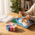thumbnail image 1 of Zentra Latch Hook Cushion Cover DIY Home Decor Bunny Pattern for Adults Sofa Decor Pre Style A, 1 of 10
