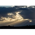 thumbnail image 2 of The Yellowstone Collection 18x13 Gold Ornate Wood Framed with Double Matting Museum Art Print Titled - Sunset, Lamar Valley, Yellowstone National Park, 2 of 4