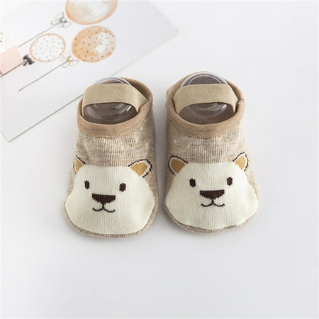 

YOHOME Newborn Baby Cartoon Newborn Baby Girls Boys Anti-Slip Socks Slipper Shoes