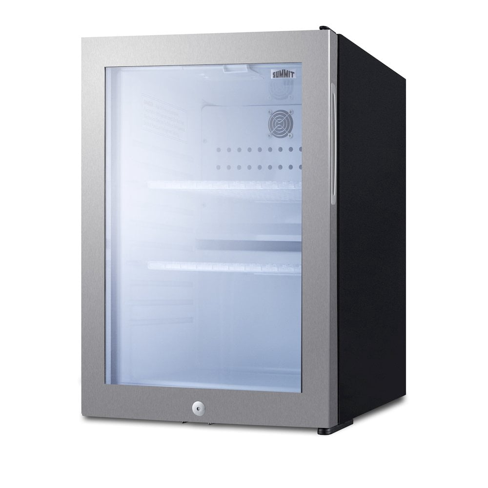 Summit Appliance MB27GLSSLHD 16' Wide Compact Minibar - LEFT HINGED