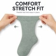 thumbnail image 4 of 5 Pairs Men's Wool Loop Socks, Winter Warm Thick Socks, Men's Outdoor Home Casual Socks fits all sizes 8-12, 4 of 9
