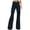 Navy, variant on Susanny Junior Girls Corduroy Pants Flare Wide Leg High Waist Bell Bottoms Sweatpants Casual Vintage Ladies Long Pants Brown 3XL