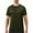 Army Green, variant on Coorders George Men's Crewneck Tee with Short Sleeves, Mens Breathable Stretch Tops Tee Shirt, Dark Blue, XL