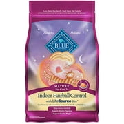Blue Buffalo Indoor Hairball Natural Mature Dry Cat Food Chicken and Brown Rice 7lb