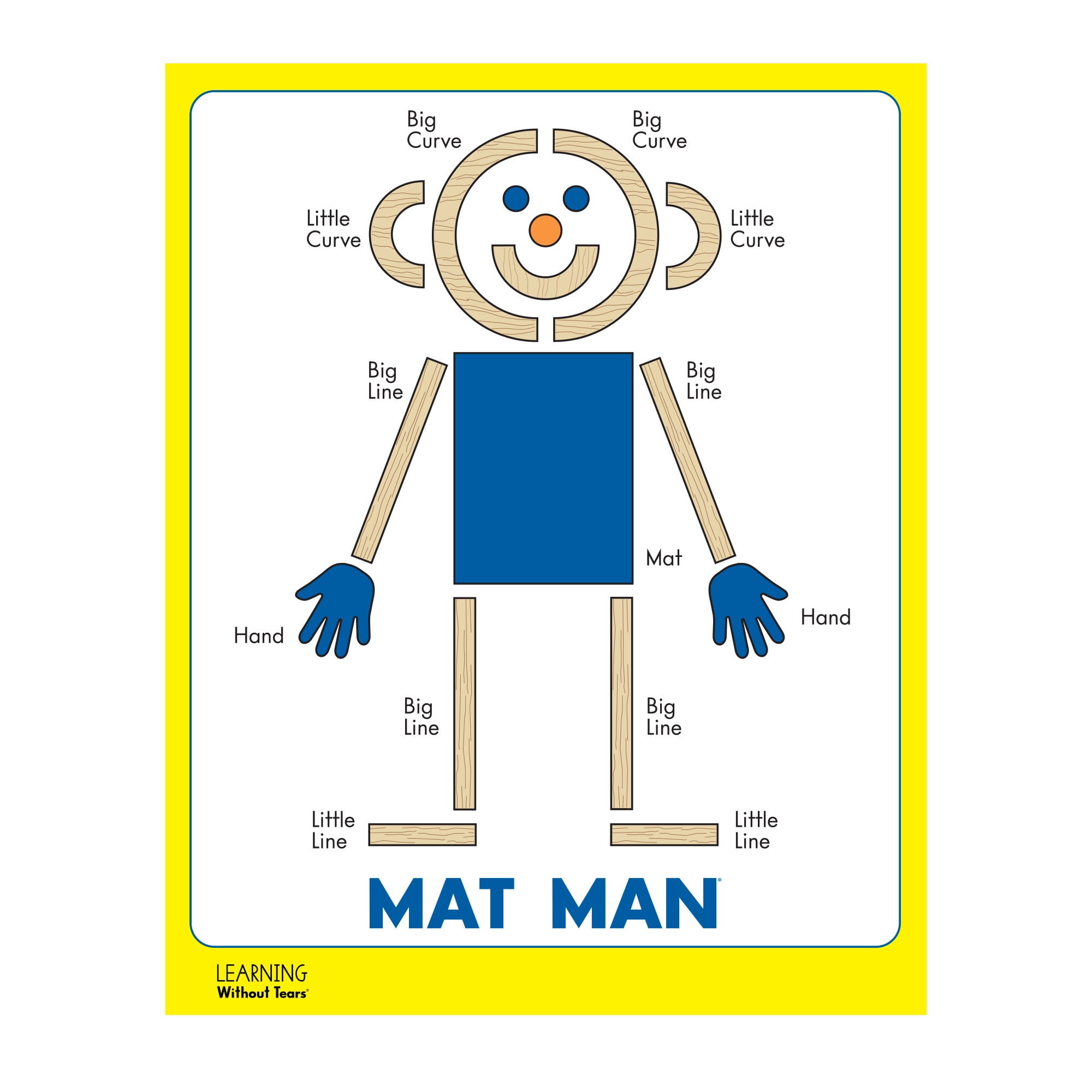 Learning Without Tears Mat Man® Book Set - Pre-K & Kindergarten Read Aloud, School & Home Use