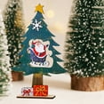 thumbnail image 5 of Gumesh Desktop Christmas Tree - 10-Inch Wooden Tabletop Decor with Natural Wood Grain, Mini Holiday Centerpiece for Home & Office, 5 of 6