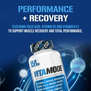 Evlution Nutrition VitaMode High Performance Men's Multivitamin for Immune Defense, Energy & Brain Support 120ct Tablets