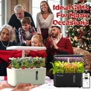 LetPot 5-Pod Hydroponics System - APP&WiFi Controlled Smart Indoor Garden with Grow Lights, Height Adjustable, Gardening Gift for Beginners, Green