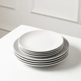 thumbnail image 6 of Earth & Clay Mia 12-Piece Dinnerware Set Stoneware, White, 6 of 8