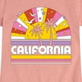 thumbnail image 3 of Instant Message - California Sunset - Toddler & Youth Girls Short Sleeve Graphic T-Shirt, 3 of 6