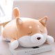 thumbnail image 2 of Muñeco Shiba Inu entrecerrado de 36CM, perro tumbado, almohada Husky, juguete de peluche japonés Akita Inu, Corgi, 2 of 8