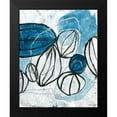 thumbnail image 2 of Vess, June Erica 12x14 Black Modern Framed Museum Art Print Titled - Blue Lanterns II, 2 of 5