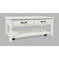 thumbnail image 6 of Jofran North Fork Acacia 2 Drawer Coffee Table with Casters, 6 of 7