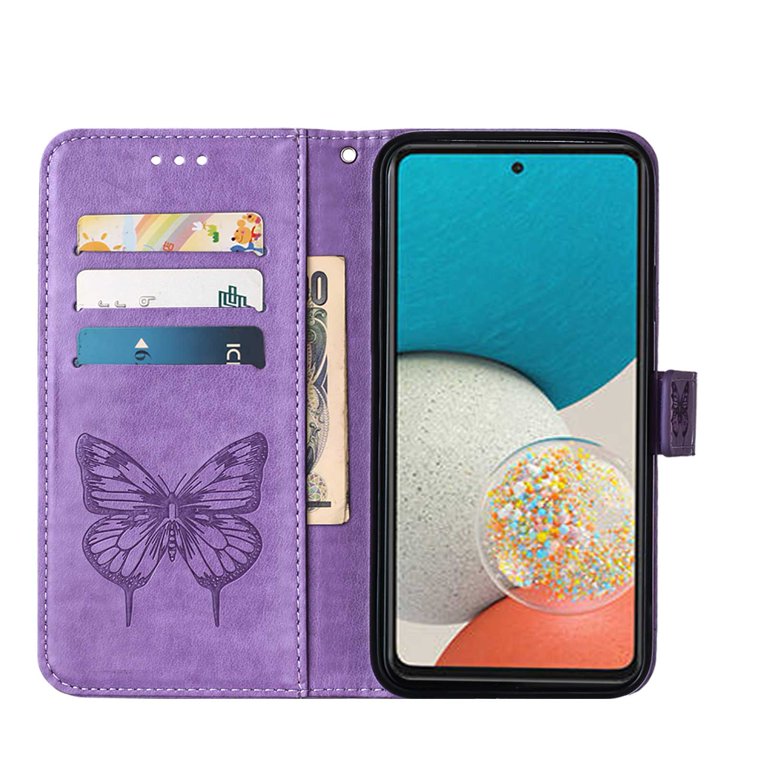 Dteck for Samsung Galaxy A53 5G 6.5 inch Butterfly & Flower