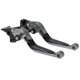 thumbnail image 1 of Palancas de freno y embrague largas y cortas para Yamaha MT-07 2014-2022, palanca de freno ajustable de motocicleta, aleación de aluminio, cabeza de titanio, mango negro, 1 par, 1 of 1