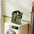 thumbnail image 2 of ZIATUBLE Sunflower Cow Clothespin Holder Bag Leopard Print Clothespin Storage Bag Machine Washable Hanging Pantry Organizer for Storage Bags for Home Outdoor Supply, 2 of 7