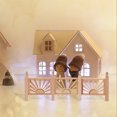 thumbnail image 4 of LOLIPPYY 2Pcs Small Garden Fence Rectangular Wood Garden Decoration for Indoor Hobby and Collectors, 4 of 8
