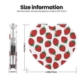 thumbnail image 3 of Kdxio Hand Drawn Strawberry Pocket Mirror, 1X/2X Travel Makeup Mirror 2-Sided Folding Small Mirror Portable Double-Sided Magnifying Cosmetic Mirror for Gift-Heart Shape, 3 of 9