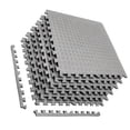 thumbnail image 1 of Paquete de 6 Exercise Puzzle Mat, EVA Foam Interlocking Tiles,Piso para Gym, Tapetes para Juegos, Entrenamiento, Ejercicios, Base, Esterilla Deportiva para Piscina, Gimnasio, Garaje (Gris), 1 of 7