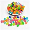 thumbnail image 6 of 300 PCS Resin Glow in The Dark Rocks, 0.55 Inch Luminous Pebbles for Aquarium, Garden, Pathway, Vase - Safe Non-Toxic Glowing Stones for Fish Tank, Turtle Tank, Night Light Decor, Crafts, 6 of 7