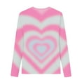 thumbnail image 4 of Posijego Girls Valentines Day Shirt Heart Graphic Long Sleeve T-Shirts for Little Girls Basic Tee Tops, 4 of 4