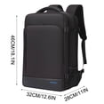 thumbnail image 4 of Fiudx Ofertas y liquidaciones Mochila de viaje extra grande para hombres y mujeres, 40 L ampliable aprobada por aerolínea, mochila de viaje de negocios para vuelo, maleta equipaje mochila, 4 of 7