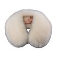 thumbnail image 2 of Duoif Faux Fur Wrap, Women's Imitation Collar Scarf Comfortable and Warm in Autumn and Winter Fluffy Scarf for Women Fur Collar Beige, 2 of 4