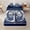 Nautical 04, variant on Manfei Nautical Anchor Checkerboard Zipper Twin Comforter Sets with Fitted Sheet and 2 Pillowcases for Kids Boys and Girls, Nautical Themed Zipper Bedding Set, Navy Reversible, 4-Piece