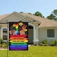 thumbnail image 2 of Pride LGBTQ Human Rights Garden Flag 12x18 Inch Equal Rights For Others Does Not Mean Fewer Rights For You It's Not Pie Garden Flags 3ply Fabric Double Sided for Outdoor House Yard Outside Decor, 2 of 5