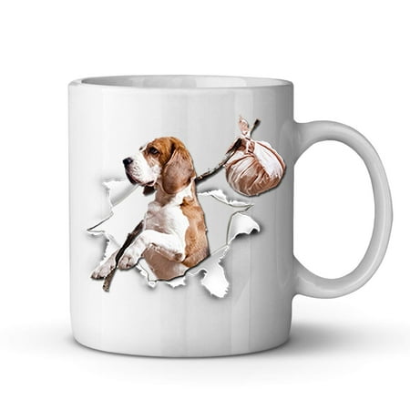 

Funny Dog Coffee Mug - Personalized Creative 3D Vivid Basset Hound Mug - 11oz Ceramic Tea Cup Perfect Great Birthday or Christmas Gifts for Dog Lovers or Dog Owner Men and Women