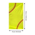thumbnail image 3 of WNEXOPE Microfiber Balls Beach Towel,Baseball Pattern Quick Dry Towel- 30x60in Large Beach Towel,Absorbent Lightweight Sand Free Bath Towels, 3 of 8