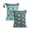 B, variant on 2Pcs Waterproof Travel Storage Bags, Tropical Print Wet Dry Organizer Pouch with Zipper, Lightweight Packing Cubes for Beach Pool Boat Trip Essentials